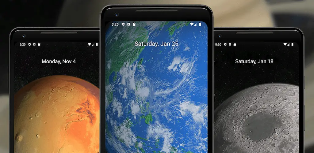 planets 3d live wallpaper 1