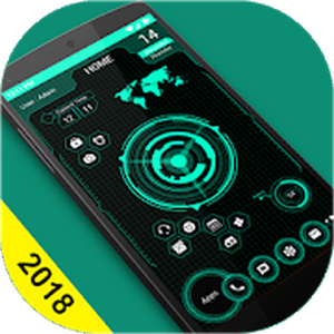 Futuristic UI Launcher 2018