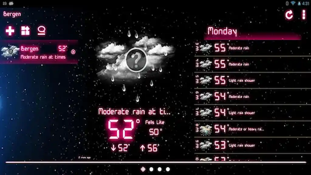Download Weather Neon MOD APK (Pro Unlocked) Latest Version