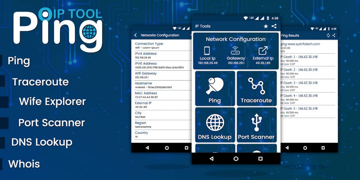 Strumenti Ping - Utilità di rete Mod Apk