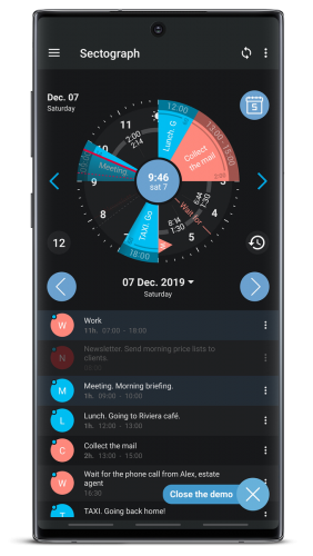 Sectograph. Planner & Time manager Pro MOD APK