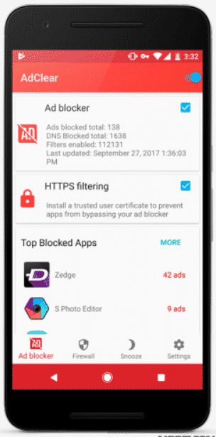 AdClear APK [Non-Root Full-Version Ad Blocker] 1