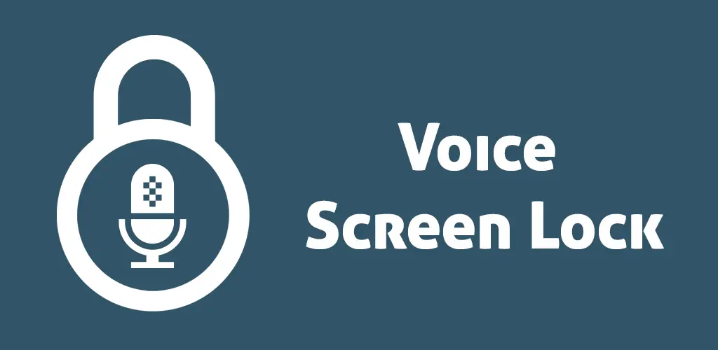 Tela de desbloqueio de tela de voz por voz 1