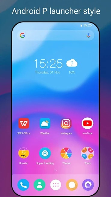 Super P Launcher Prime Apk