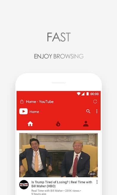 via browser mod apk