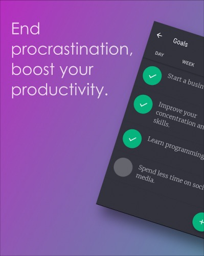 App ProGo - Objectifs productifs