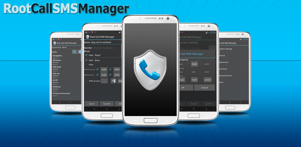 Gestore SMS chiamate root mod