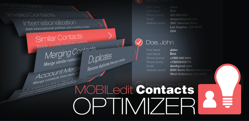 Contacts Optimizer Mod