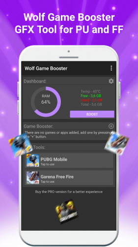 Wolf Game Booster Pro (با تنظیمات پیشرفته)