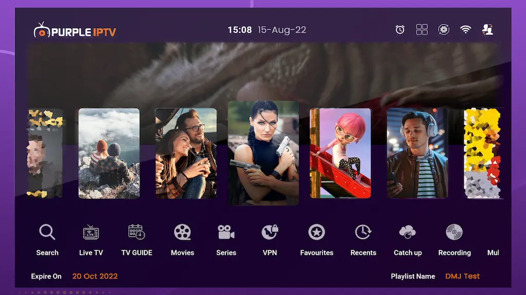 IPTV Smart Purple Player MOD APK