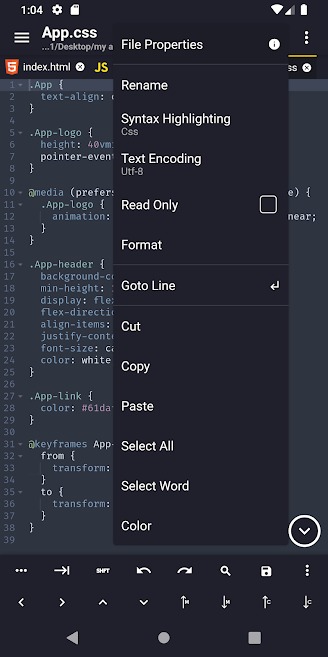 Acode - powerful code editor Pro Apk
