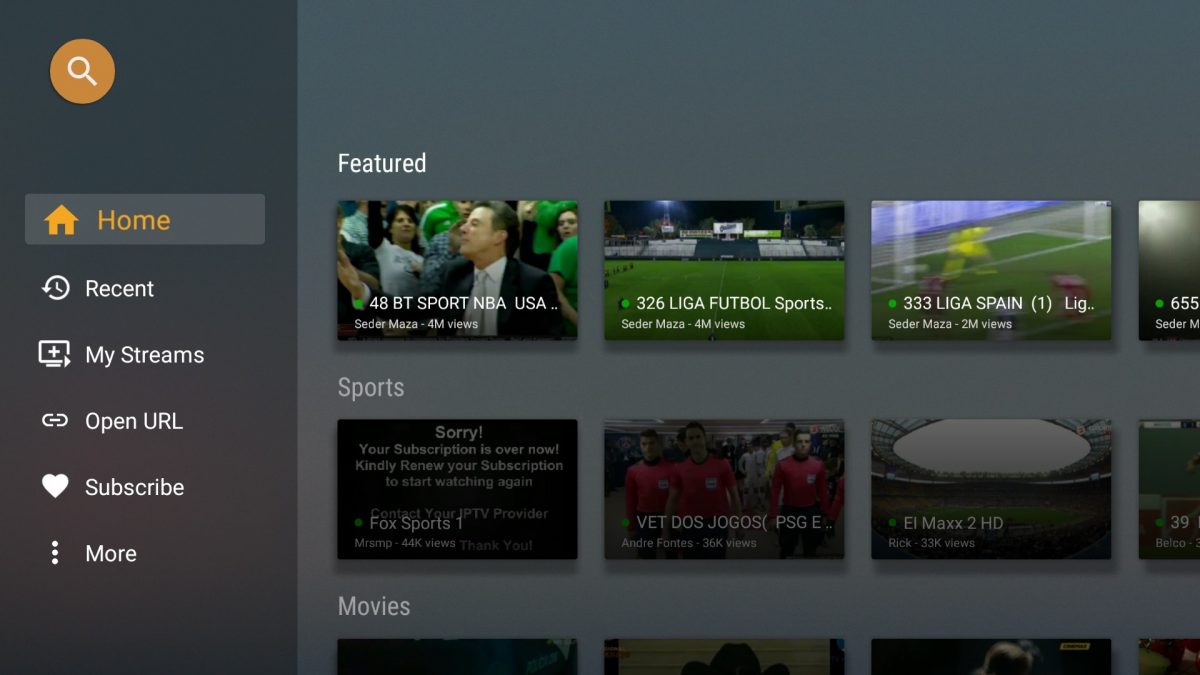 Live-Stream-Player für Android TV Box MOD APK 2
