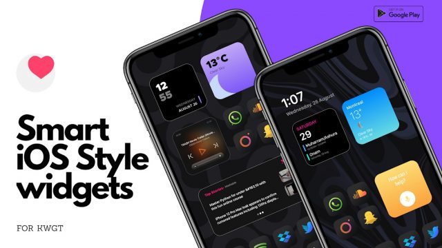 Smart iOS Style widgets