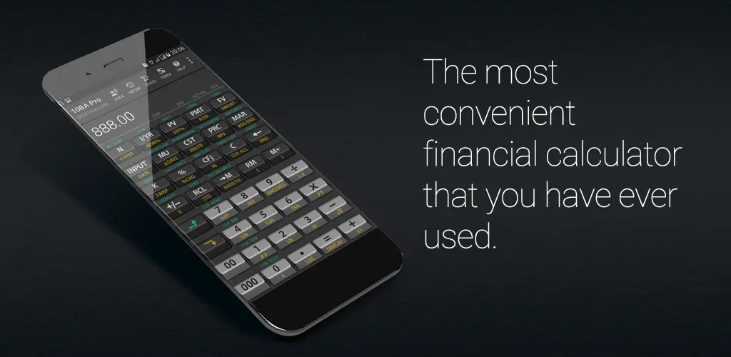Download 10BA Pro Financial Calculator MOD APK (Pro Unlocked) Latest Version