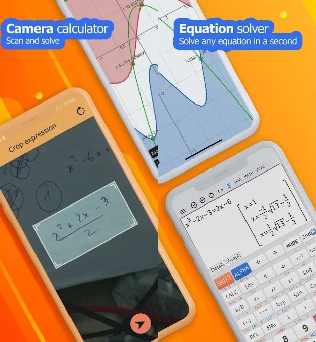 Camera math calculator - Take photo to solve