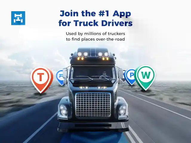 Trucker Path – Relais pour camions, stations de pesée Mod Apk Abonné