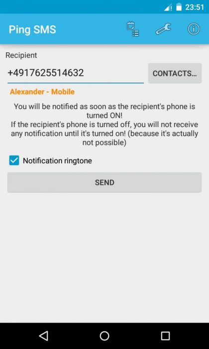 Пинг SMS v1.4.2 (31) Исправленный APK 1