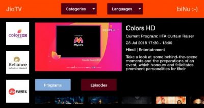 JioTV for Android TV MOD APK 1