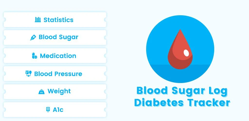 Registro de açúcar no sangue – Mod rastreador de diabetes