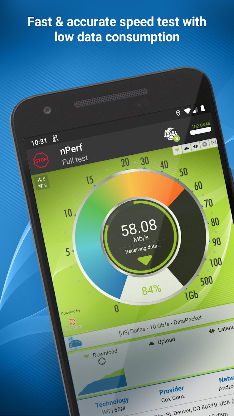 nPerf Speed test 3G, 4G, 5G, WiFi Premium Cracked APK