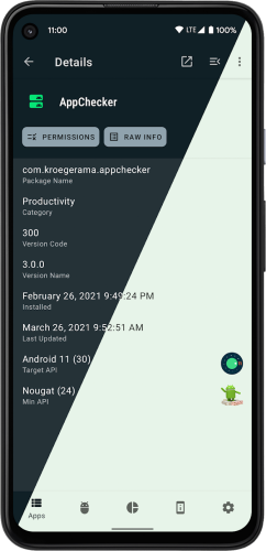 AppChecker Pro Cracked APK - List APIs of Apps