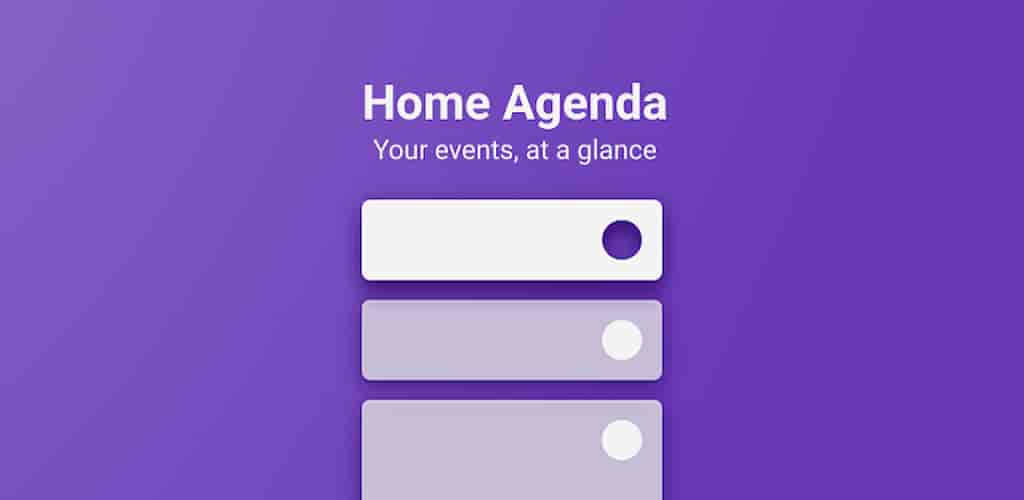 Kalendaryo Widget ng Home Agenda