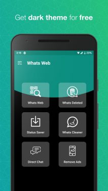 Whats Web voor WhatsApp donkere modus