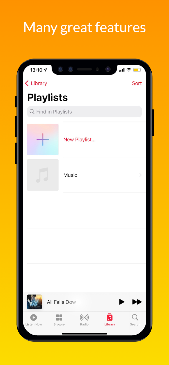 iMusic Music player iPhone have Features special