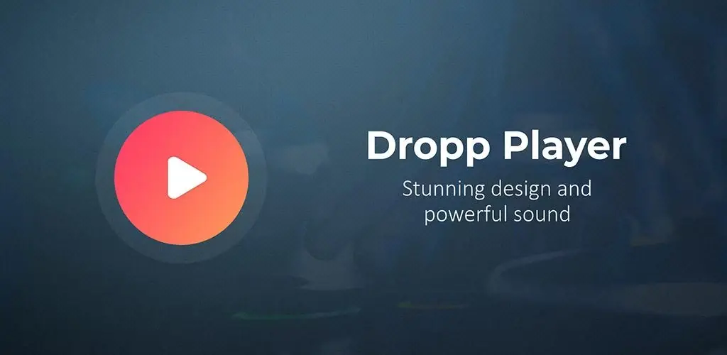 Dropp مشغل موسيقى لملفات MP3 1