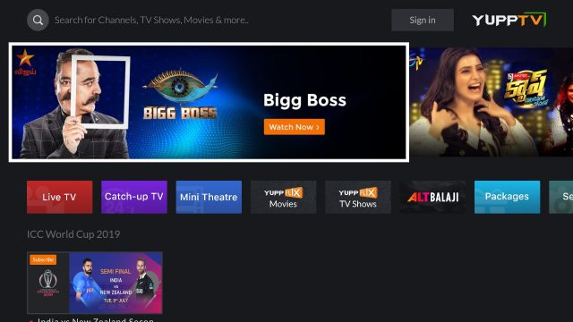 YuppTV per AndroidTV APK