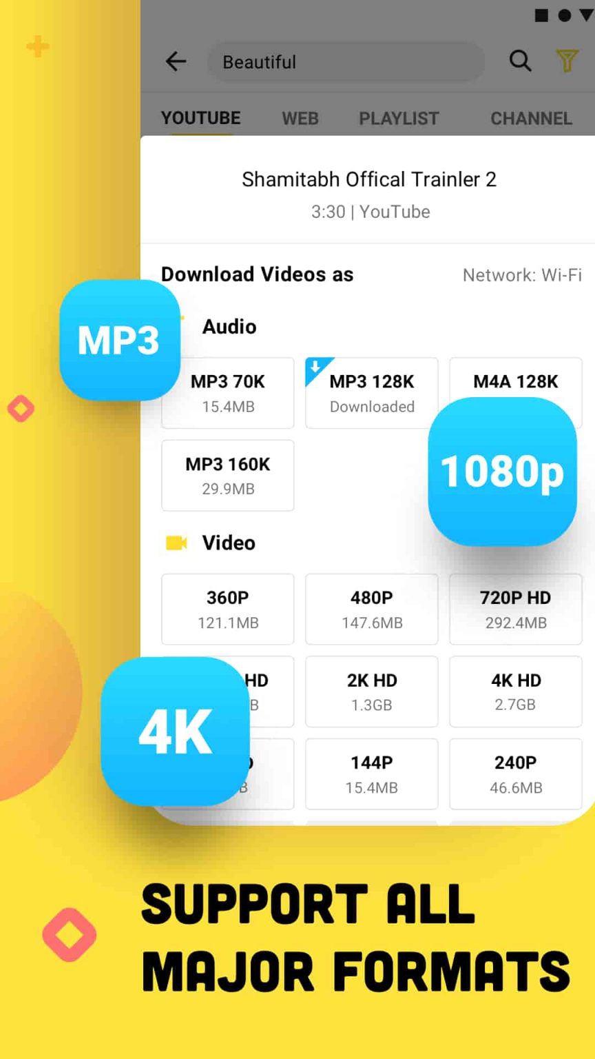 SnapTube MOD APK VIP Unlocked 7 08 1 70804601