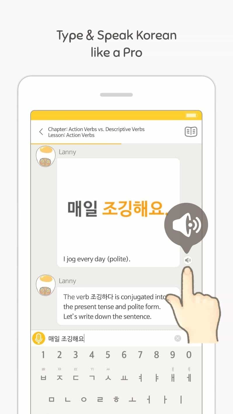 Eggbun Belajar Bahasa Korea Kesenangan MOD APK terbaru