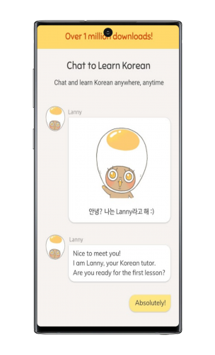 Eggbun Belajar Bahasa Korea Kesenangan MOD APK