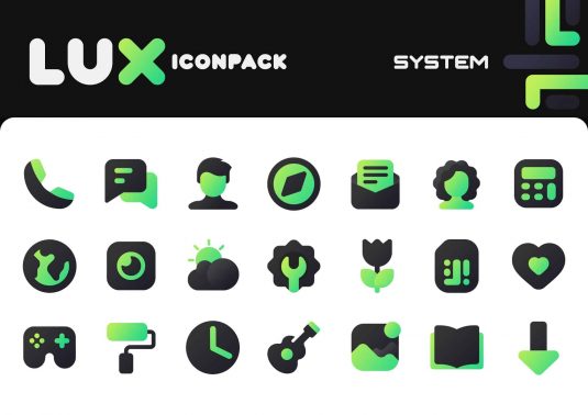 Lux Green Icon Pack APK