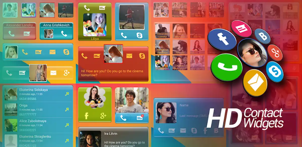 HD Contact Widgets+ MOD APK (1)