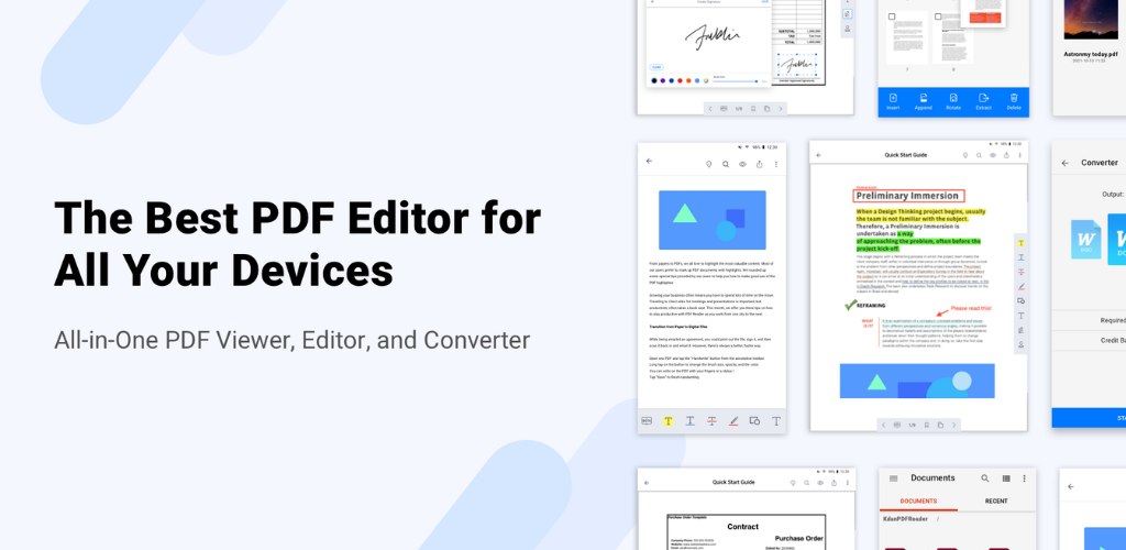 PDF Reader Edit Convert PDF
