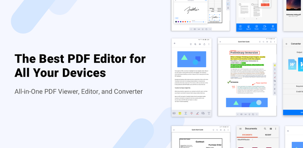 Leitor de PDF Editar Converter PDF