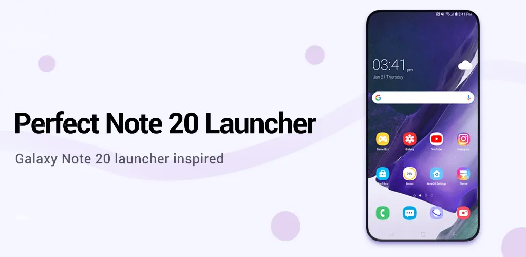 Launcher perfetto per Galaxy Note20 1