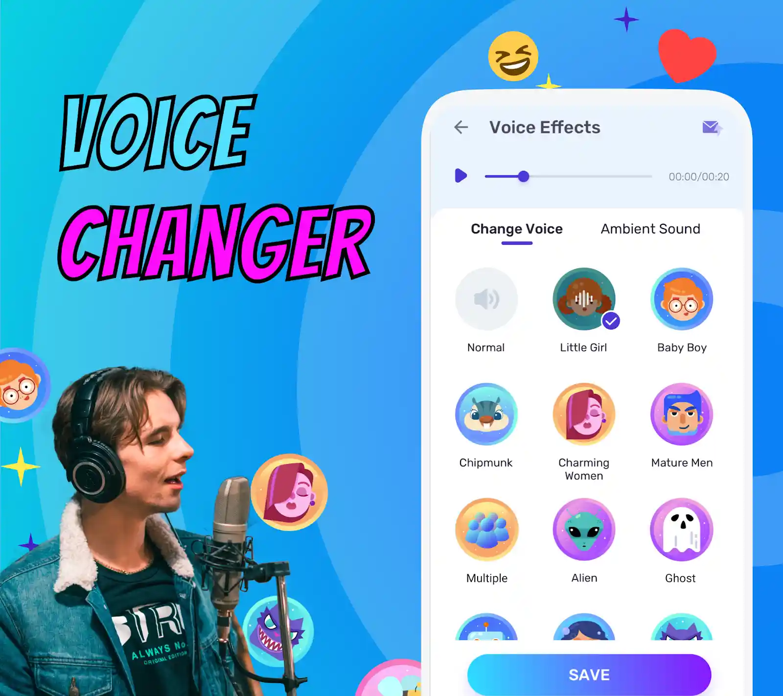Funny Voice Changer - Free Voice Changer (Pro)