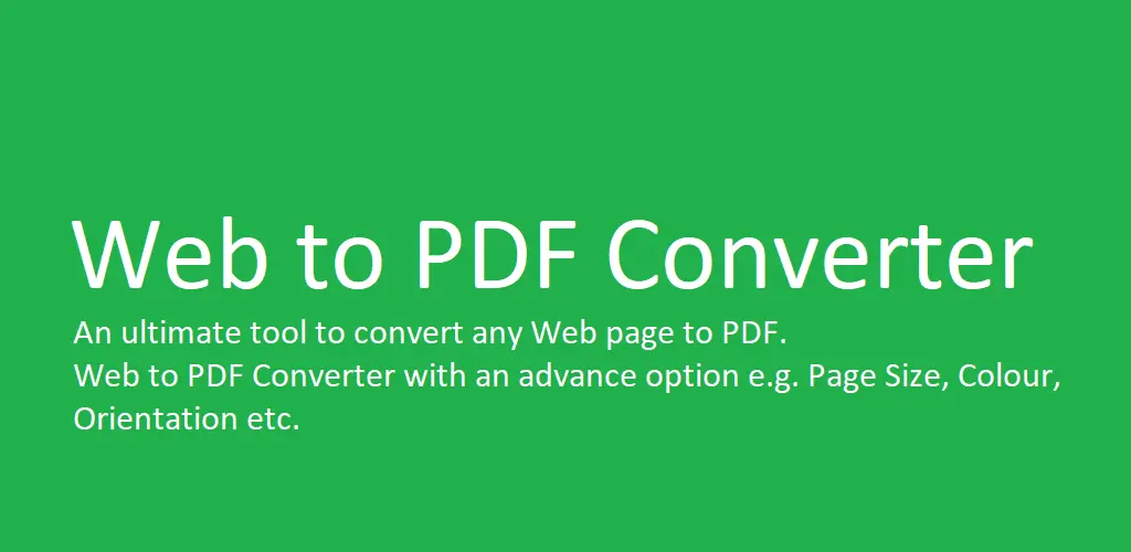 I-Web to PDF Converter 1