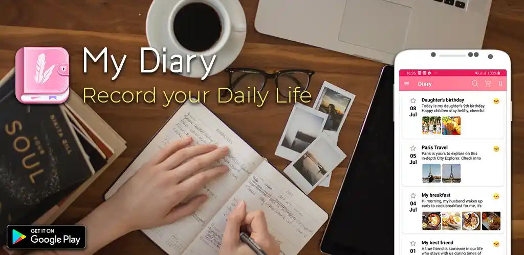 My Diary Daily Life Journal Diary with Lock 1