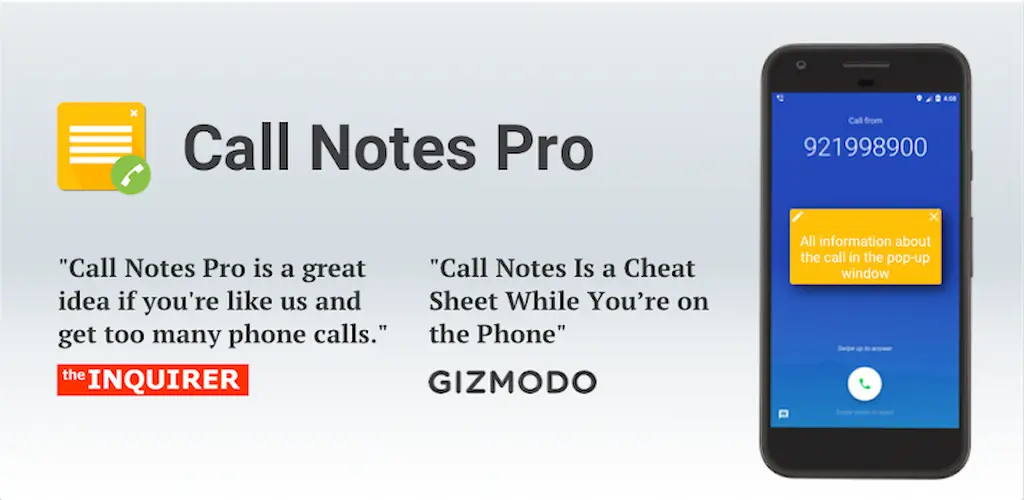 Call Notes Pro