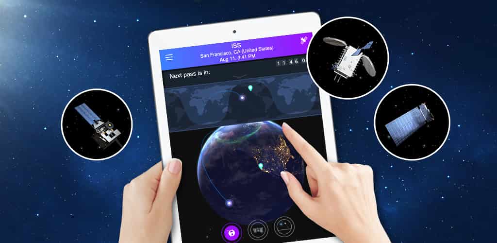 Star Walk Mod'dan Uydu Takip Cihazı