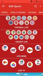 GHD Sports – Live TV & Sports MOD APK (Ad-Free Unlocked, Optimized) 1
