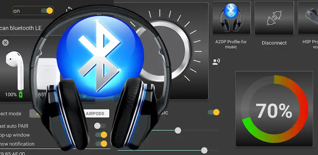 Bluetooth Audio Widget Battery