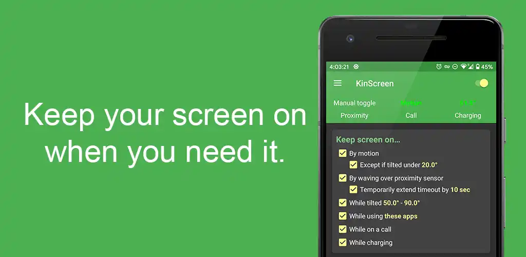 کنترل صفحه نمایش KinScreen