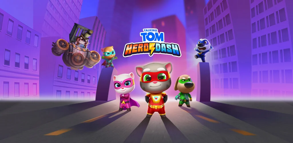 Talking Tom Hero Dash MOD APK (Unlimited Money)