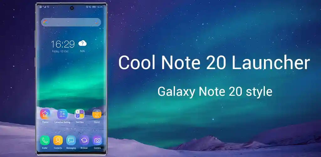 Cool Note20 Launcher 1