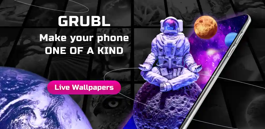 GRUBL™ 4D Live Wallpapers + AI-1