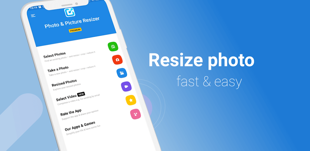 عکس و تصویر Resizer MOD APK